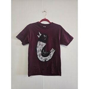 The Wonder Years Shirt Mens Small Red Hank Bird Graphic Band Tee T-Shirt Alstyle